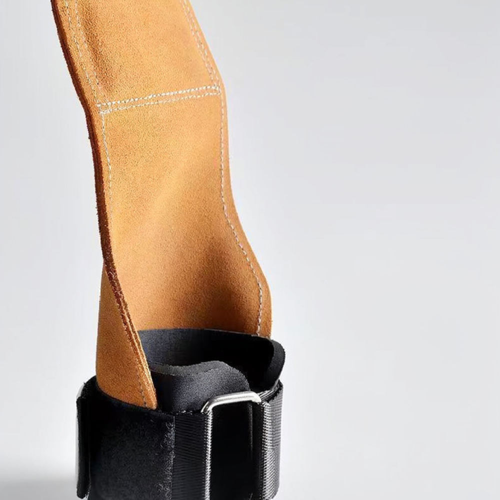 Cowhide Lifting Straps Gym Wri - Weightlifting Gloves recension och pris