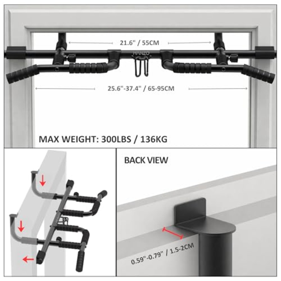 Doorway Pull Up Bar Set with S - Pull Up Bar recension och pris
